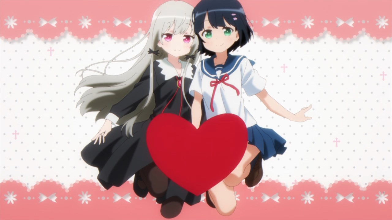 Lesbian heart. Tonari no Kyuuketsuki-San Софи. Tonari no Kyuuketsuki-San каток. Белл и богиня поцелуй.